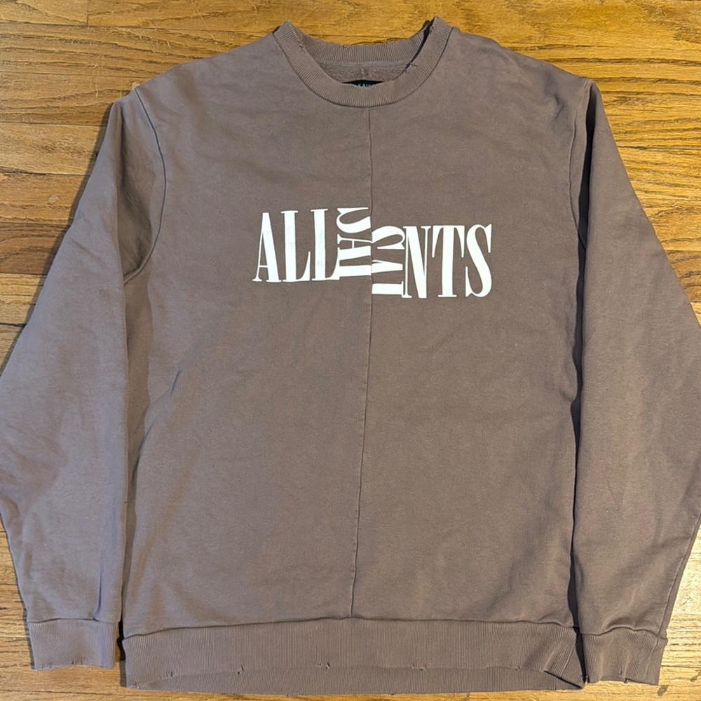 All Saints Men's Brown Sweater
